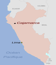 cajamarca - Carte du Prou